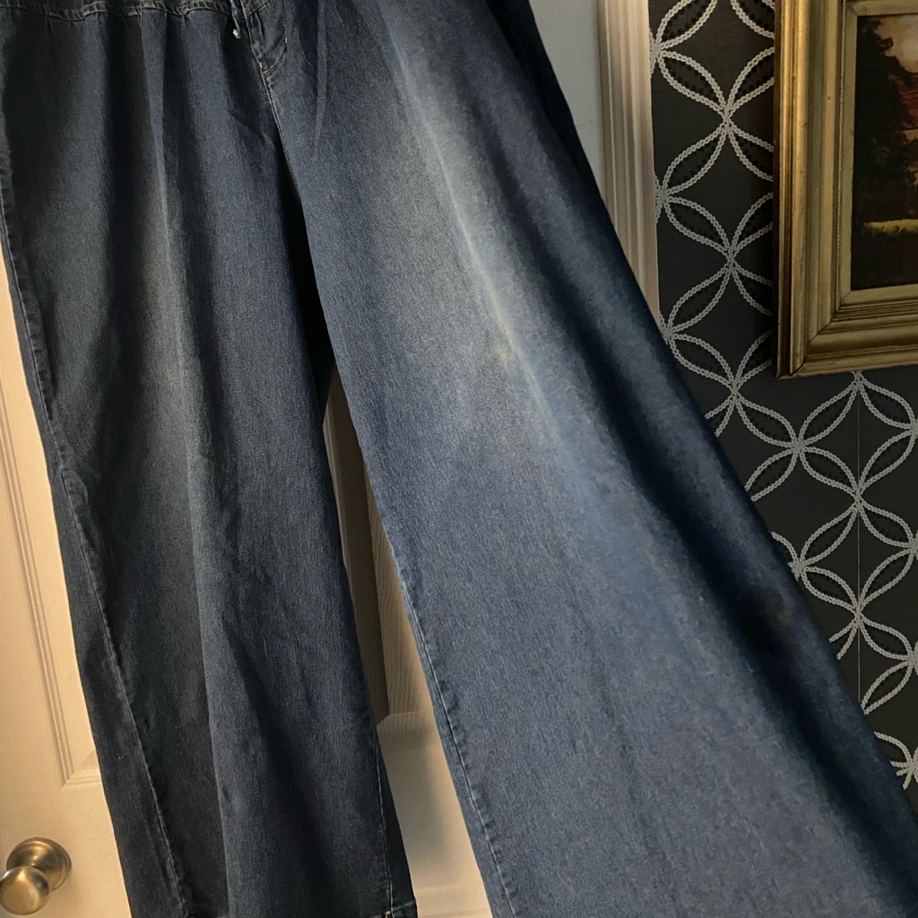 Brand New WideLeg Blue Denim Jeans